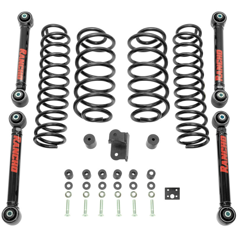 Rancho 97-06 Jeep TJ Front and Rear RS6503B Suspension System - Master Part Number / One Box RS6503B