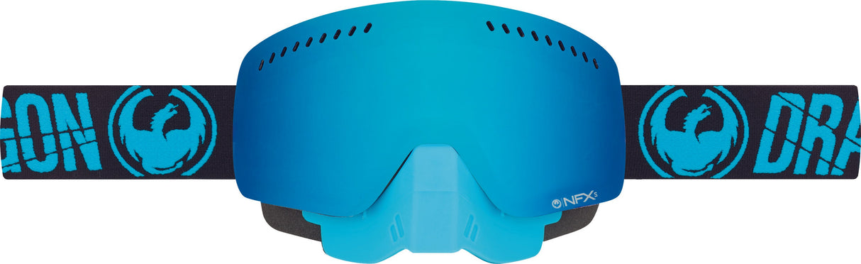 DRAGON Nfxs Snow Goggle Merge Blue W/ Blue Steel Lens 265656438689