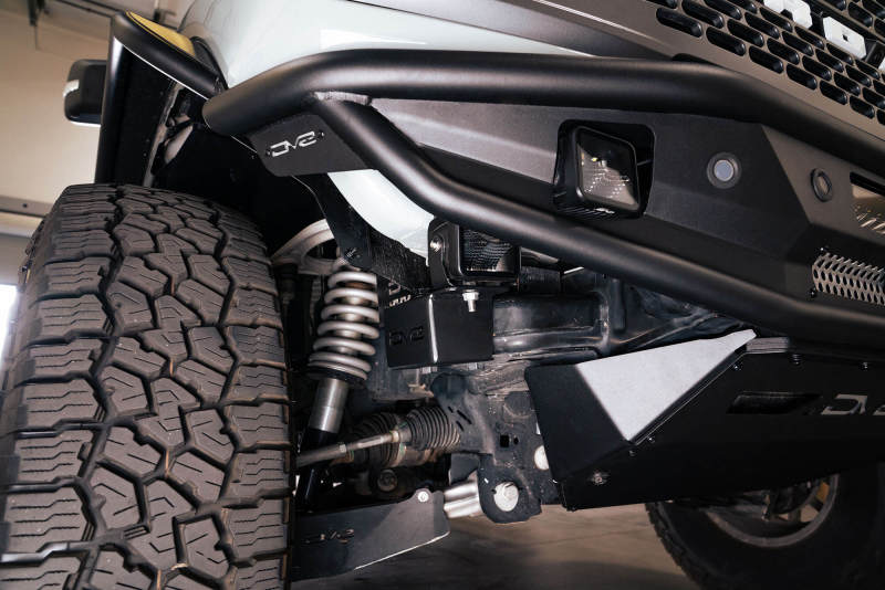 DV8 Offroad 21-22 Ford Bronco Crash Bar Caps w/ Accessory Mount LBBR-07