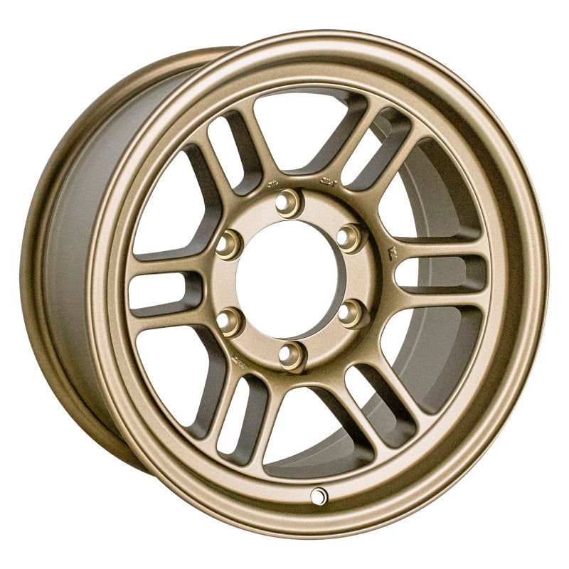 Enkei RPT1 16x8 6x139.7 Bolt Pattern +0 Offset 108.5 Bore Titanium Gold Wheel 520-680-8400GG