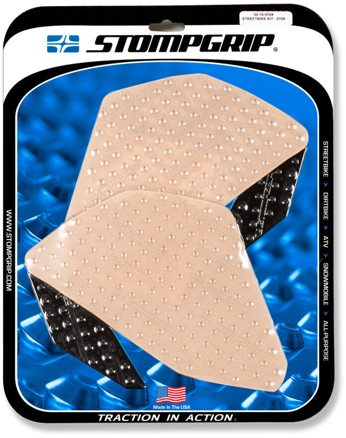 STOMPGRIP Tank Pad Kit Volcano Clear/Black 55-10-0104H