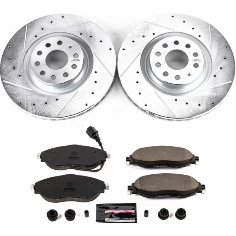 Power Stop 12-17 Volkswagen CC Front Z23 Evolution Sport Brake Kit K7175