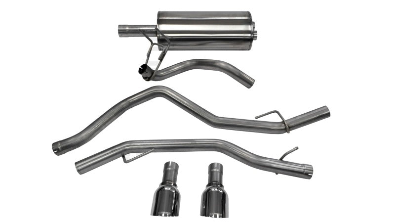 Corsa 09-14 Dodge Ram 1500 4.7L Quad/Crew Cab/Short Bed Polished Dual Exit Cat-Back Exhaust 14405