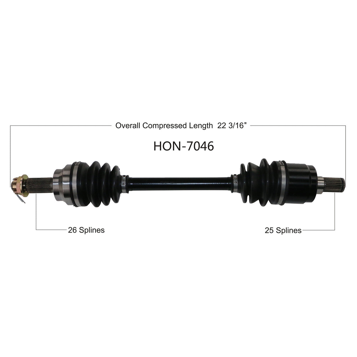 OPEN TRAILOe 2.0 Axle RearHON-7046