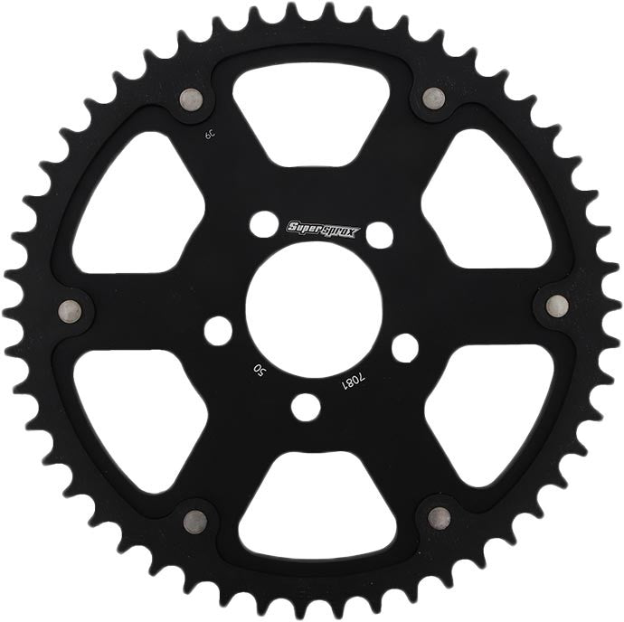 SUPERSPROX Rear Stealth Sprocket Alu/Stl 50t-530 Blk Hd RST-7081-50-BLK