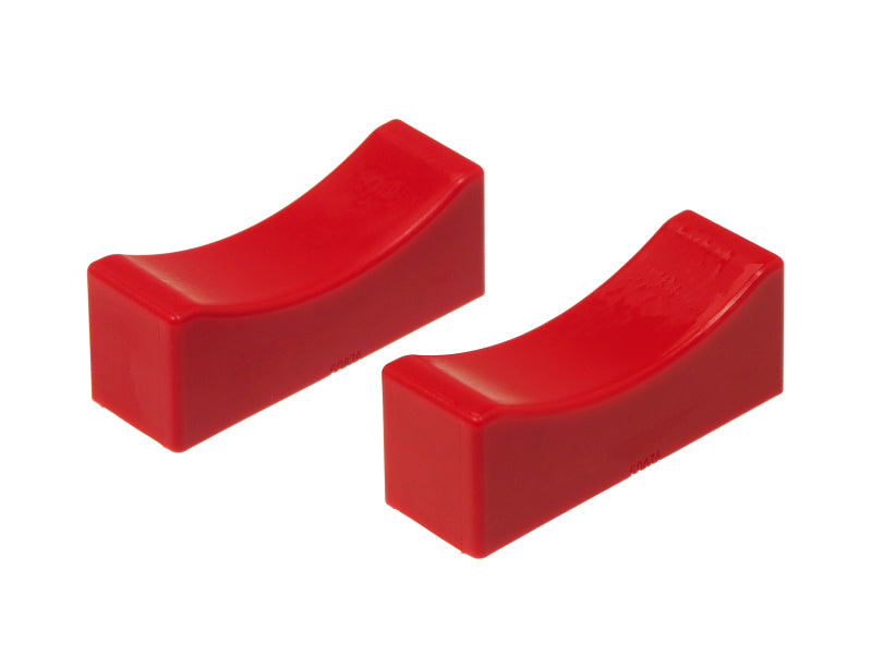 Prothane Universal Jack/Stand Pads (Fits 1.125 x 4.0 Heads) - Red 19-1412