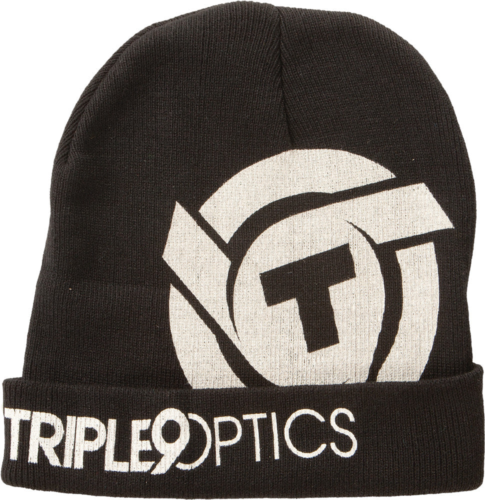 TRIPLE 9 Logo Beanie Black 37-2700