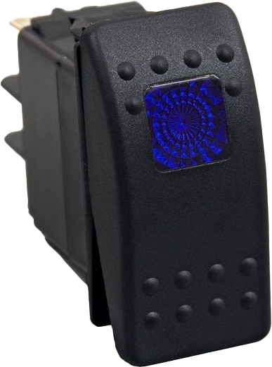 OPEN TRAILLighted Rocker Switch BlueSM106-005B