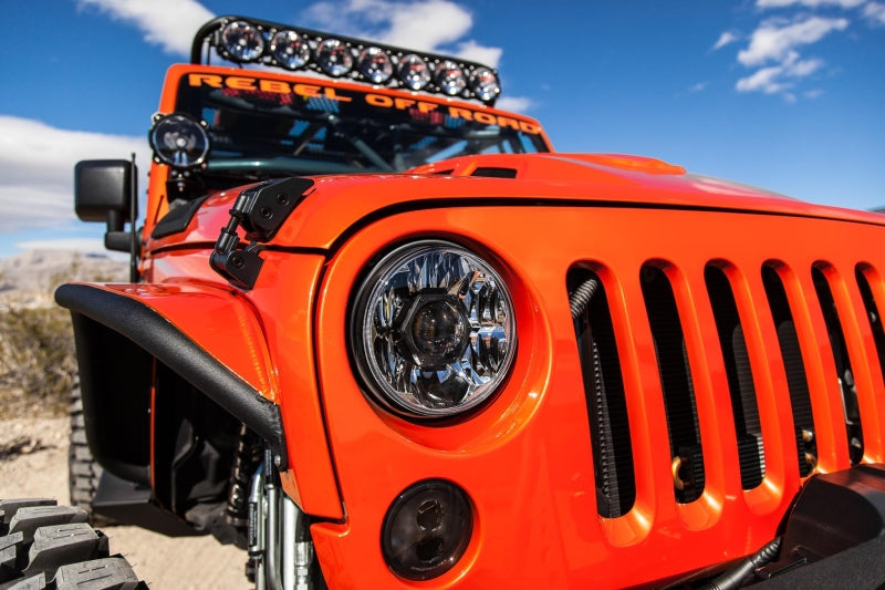 KC HiLiTES 07-18 Jeep JK 7in. Gravity LED Pro DOT Approved Replacement Headlight (Single) 4234