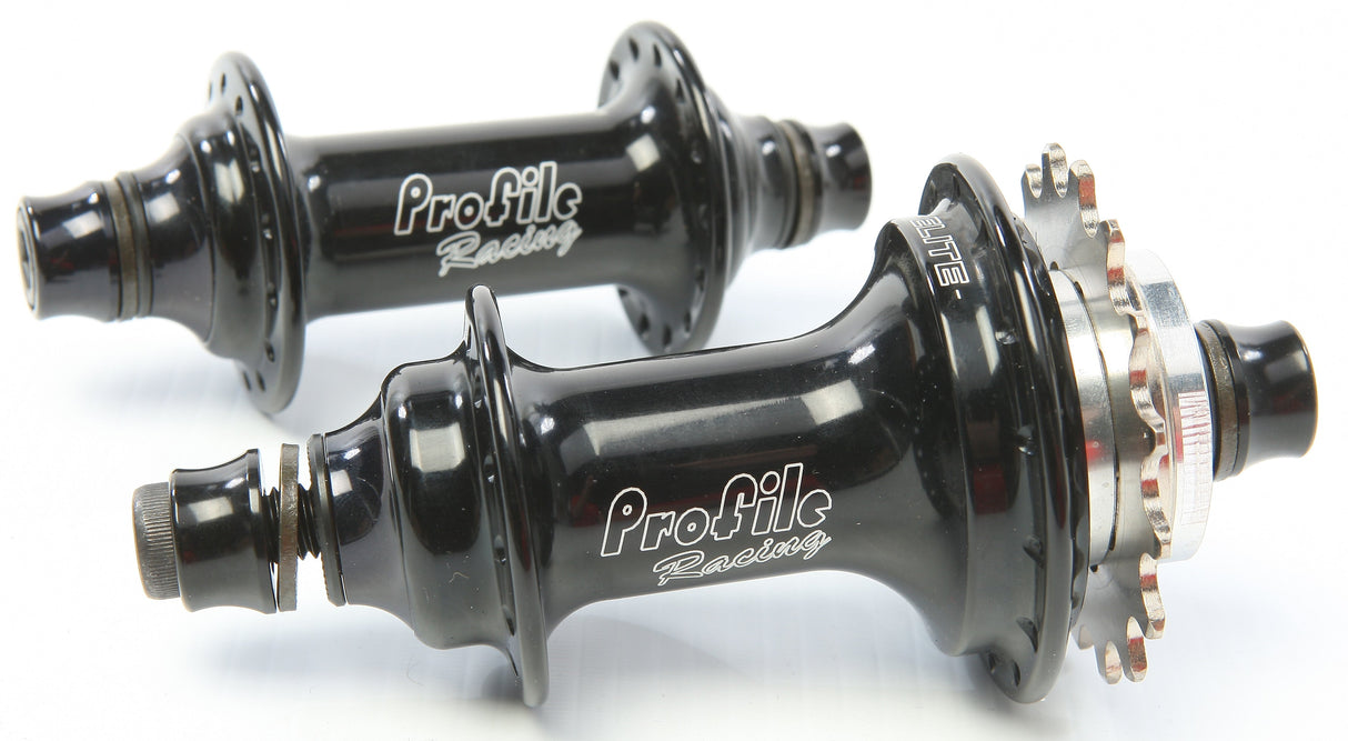 PROFILE Elite Hub Race Set Black 10mm 28h ELTCHS28BLK