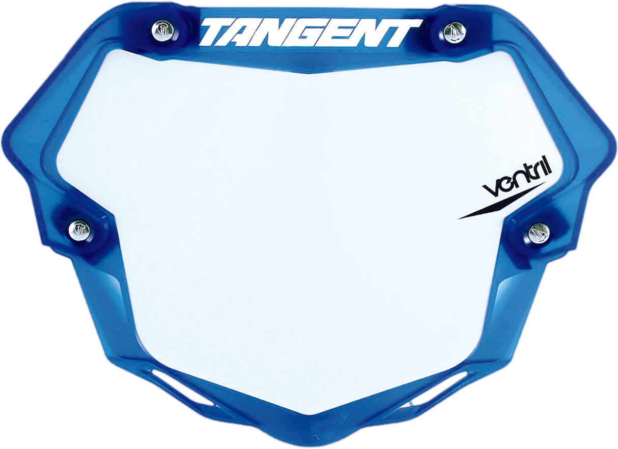 TANGENT 6" 3d Ventril Plate Trans Blue 03-2203