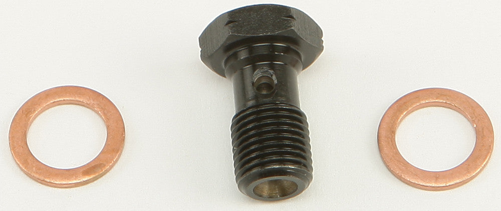 GOODRIDGE Banjo Bolt Ebony 10mmx1.0 Short P992-03-31SEBK