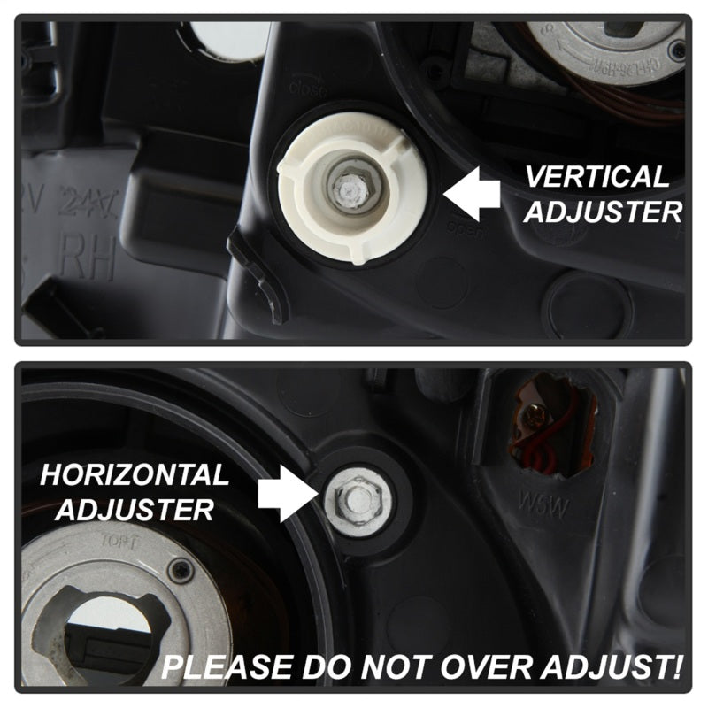 Spyder Toyota Tundra 2014-2016 Projector Headlights Light Bar DRL Black Smoke PRO-YD-TTU14-DRL-BSM 5080165