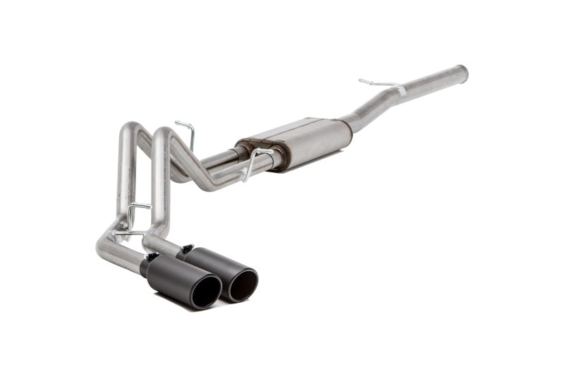 Gibson 15-19 Chevrolet Tahoe LS 5.3L 2.25in Cat-Back Dual Sport Exhaust - Black Elite 65670B