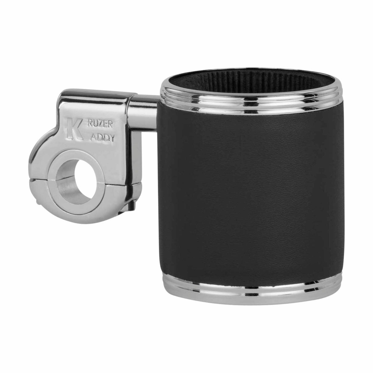 KRUZER KADDYClamp Mount Holder Leather Black/Chrome400