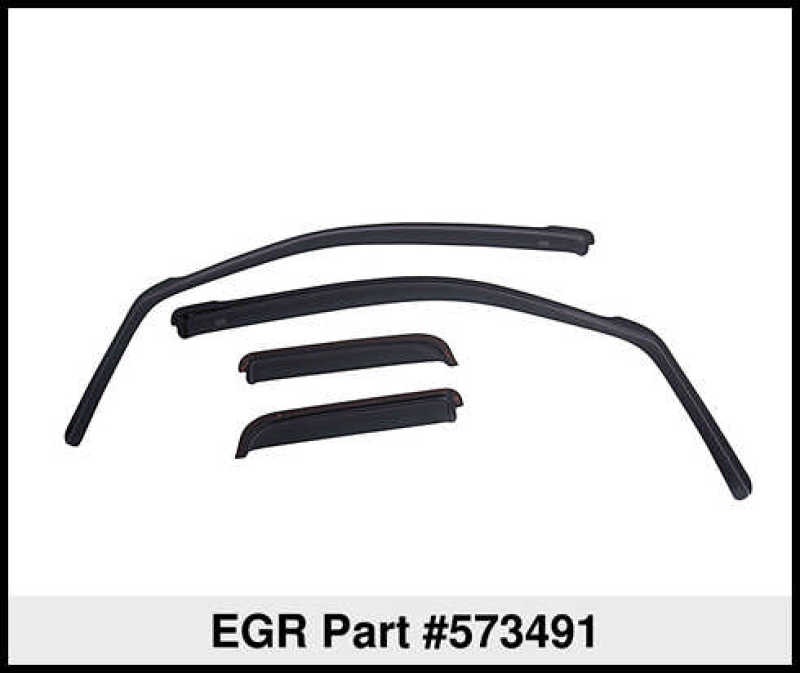 EGR 15-23 Ford F150 Crew Cab In-Channel Window Visors - Set of 4 (573491) 573491