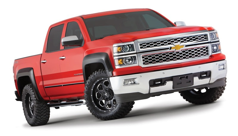 Bushwacker 14-16 Chevy Silverado 1500 Extend-A-Fender Style Flares 4pc - Black 40963-02