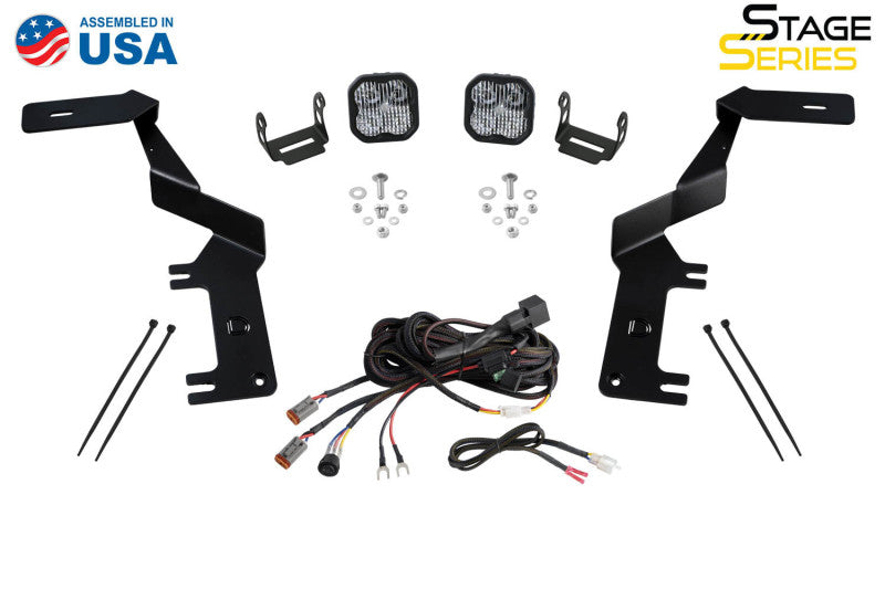 Diode Dynamics 17-22 Ford Super Duty Stage Series Backlit Ditch Light Kit DD7559