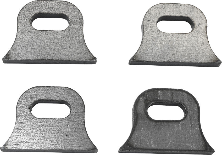 TC BROS Weld-On Steel Mounting Tabs Vintage Style 9 4/Pk 104-0043