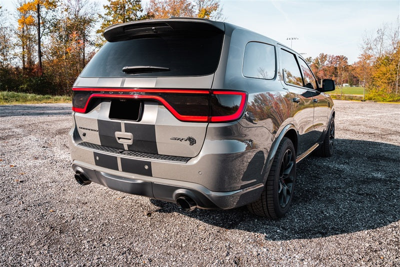 Corsa 21-22 Dodge Durango SRT Hellcat Cat-Back 2.75in Dual Rear Exit Sport 4.5in Black PVD Tips 21195BLK