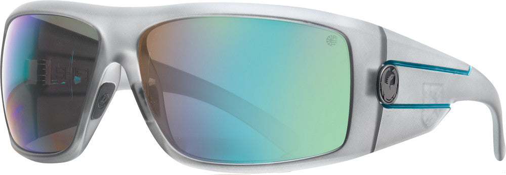 DRAGON Shield Sunglasses Matte Grey W/Green Ion Lens 720-2021