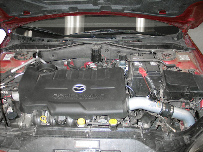 K&N Performance Intake Kit TYPHOON; MAZDA 6, L4-2.3L, 03-06; SILVER 69-6025TS
