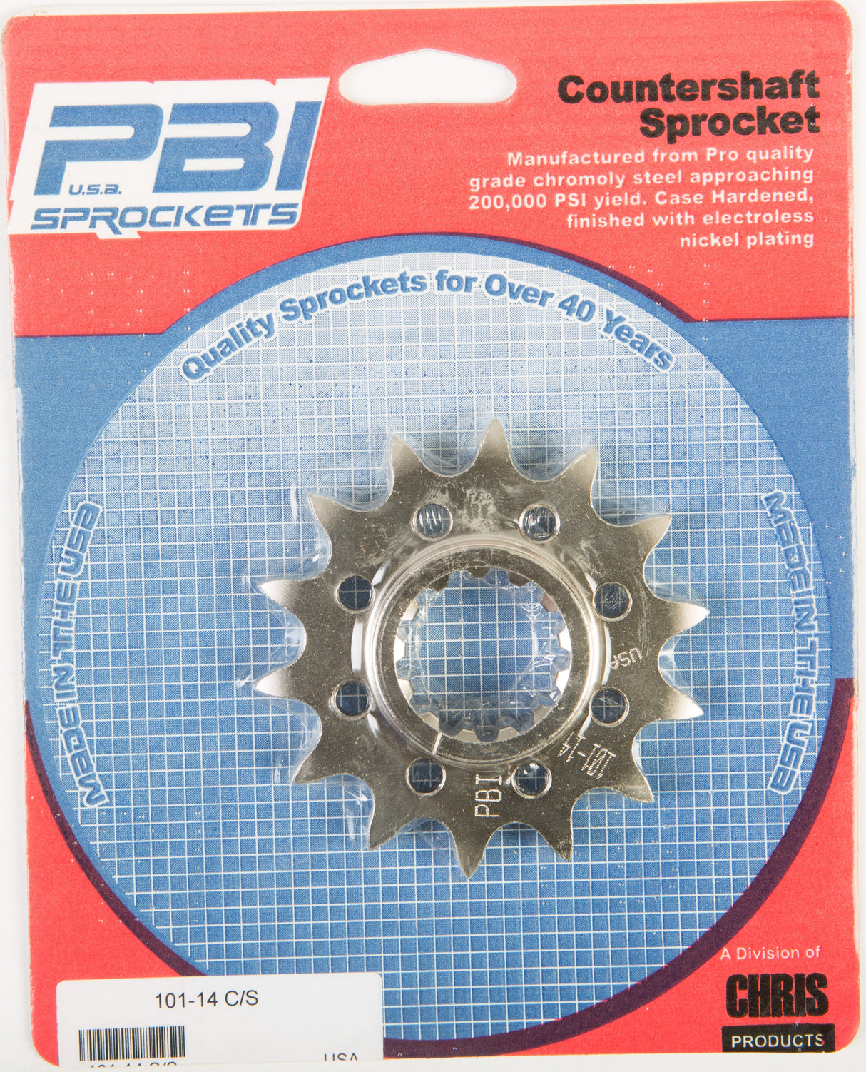 PBIFront Cs Sprocket Steel 14t-520 Hon101-14