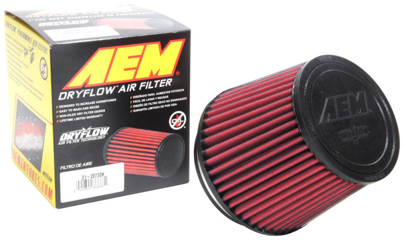 AEM 5 inch x 5 inch DryFlow Air Filter 21-2073DK