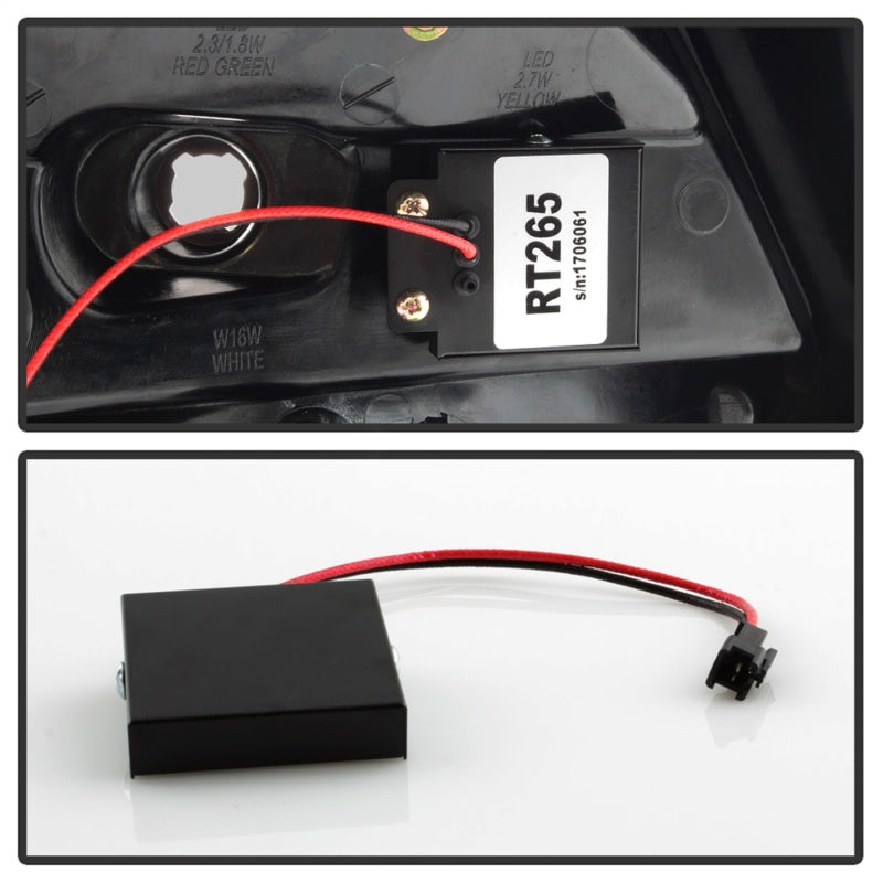 Spyder 12-14 Ford Focus 5DR LED Tail Lights - Black Smoke (ALT-YD-FF12-LED-BSM) 5085146