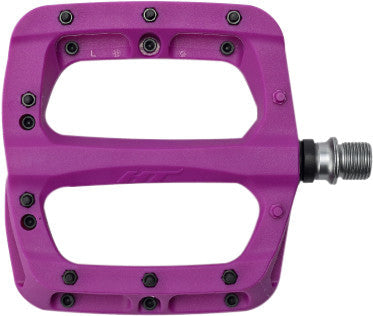HT COMPONENTS Pa03a Composite Pedal Purple 107x105x18mm 101001PA03A011101