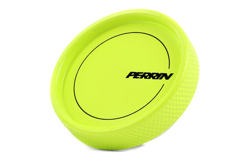 Perrin 02-21 Subaru WRX / 2022 BRZ & GR86 / 04-21 STI / 00-18 Forester XT Oil Fill Cap - Neon Yellow PSP-ENG-711NY