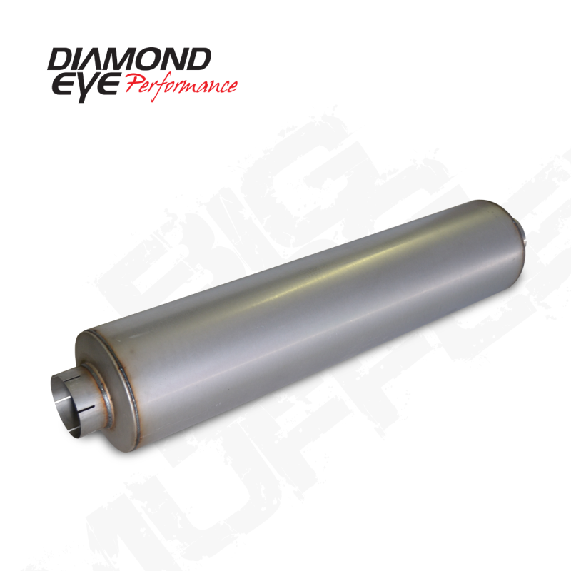 Diamond Eye MFLR BIG DOG QUIET TONE 5inID SGL IN/SGL OUT 10inDIA X 45in BODY 51in LENGTH BAFFLED AL 800465