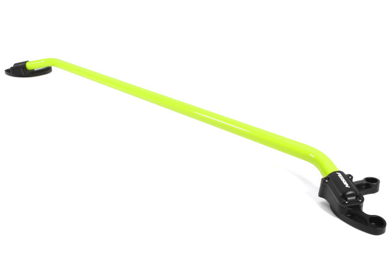Perrin 2022 Subaru WRX Strut Brace w/ Billet Feet - Neon Yellow PSP-SUS-061NY