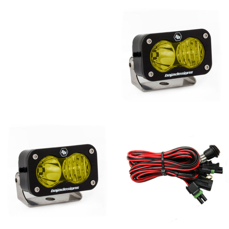 Baja Designs S2 Pro Wide Cornering Pair - LED Amber 487815