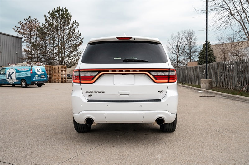 Corsa 11-23 Dodge Durango Xtreme 2.5in Cat-Back Dual Rear Exit w/ Single 4.5in Black PVD Tips 21186BLK