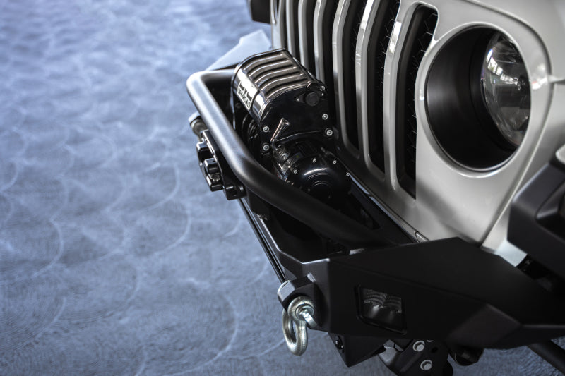 DV8 Offroad 18-23 Jeep Wrangler JL / 20-23 Jeep Gladiator JT FS-7 Mid-Width Winch Front Bumper FBJL-07