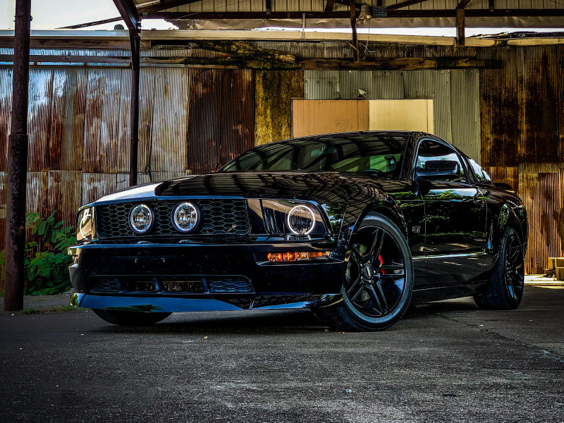 Raxiom 05-09 Ford Mustang GT V6 Axial Series CCFL Halo Projector Headlight- Blk Housing (Smkd Lens) 49121