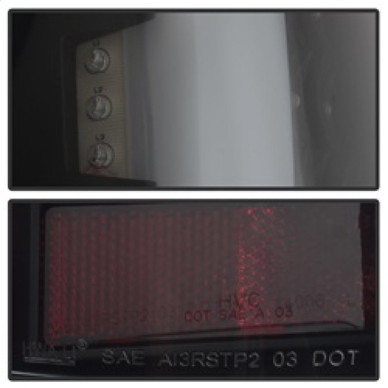 xTune 05-15 Toyota Tacoma (Excl LED Tail Lights) LED Tail Lights - Blk Smk (ALT-ON-TT05-LBLED-BSM) 9038556