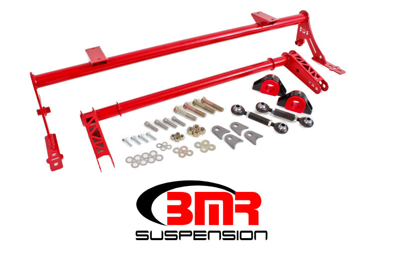 BMR 05-14 S197 Mustang Rear Bolt-On Hollow 35mm Xtreme Anti-Roll Bar Kit (Polyurethane) - Red XSB005R