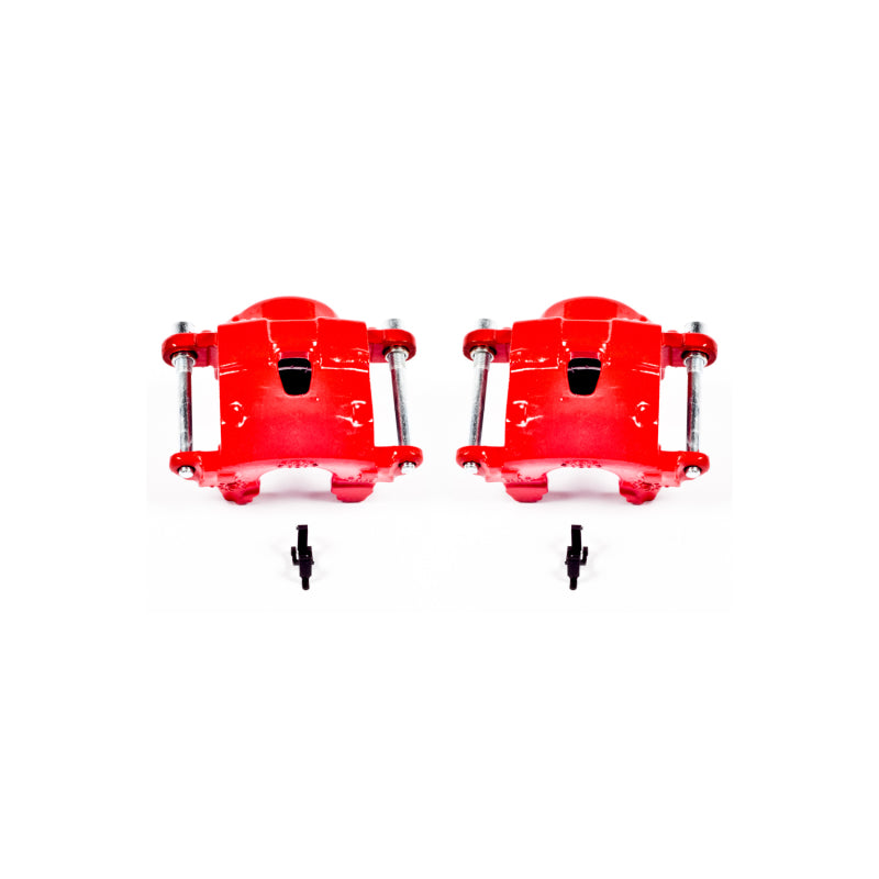 Power Stop 78-85 Avanti II Front Red Calipers w/o Brackets - Pair S4071