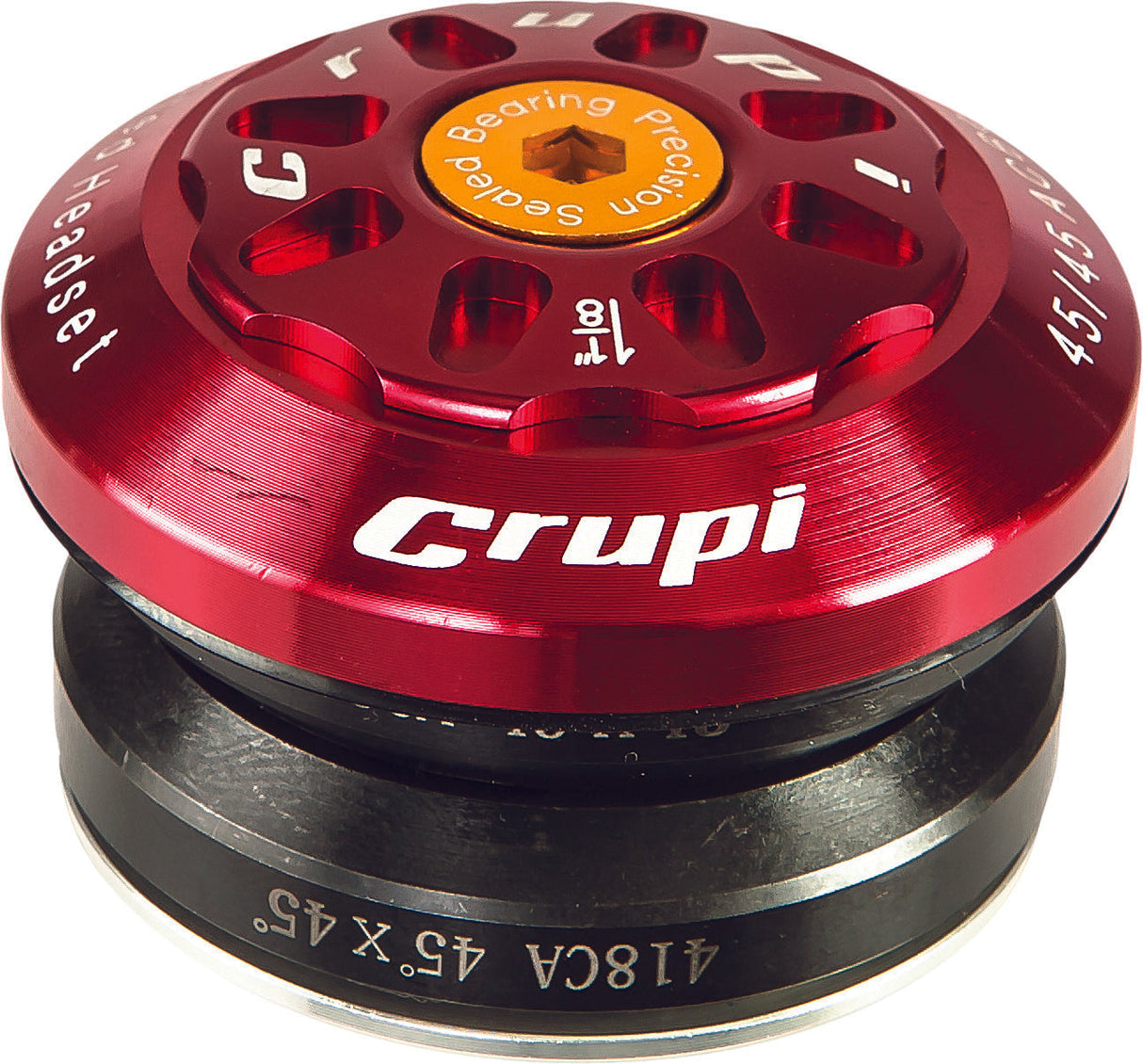 CRUPI Integrated Headset Red 1-1/8" 45202
