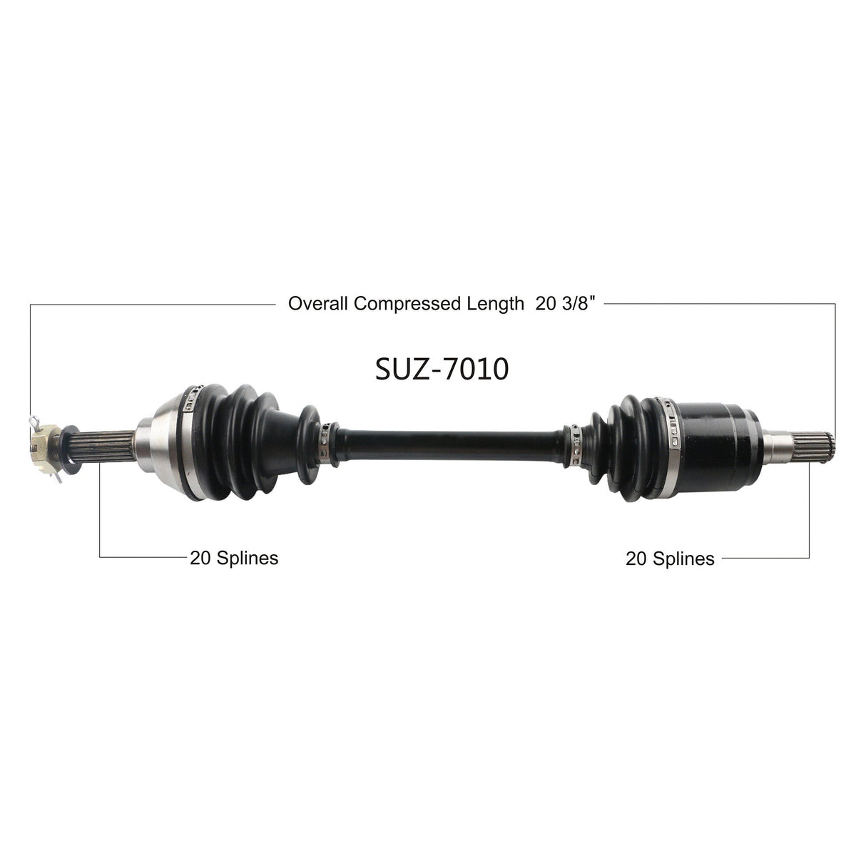 OPEN TRAILOe 2.0 Axle FrontSUZ-7010
