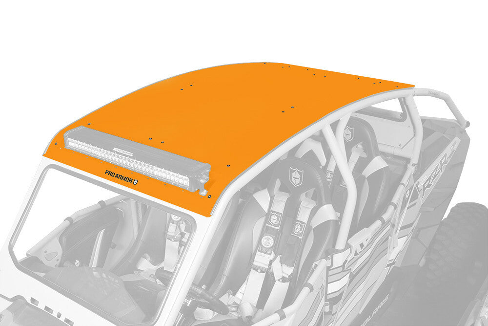 PRO ARMOR Asylum Roof W/Light Bar Pocket Orange P144R121OR-446