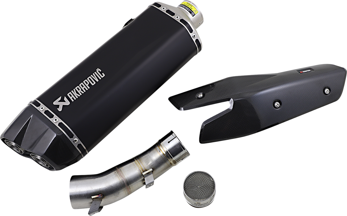 AKRAPOVIC Titanium Muffler - Black for ZH2 2020-2023 S-K10SO25-HGITBL 1811-3998