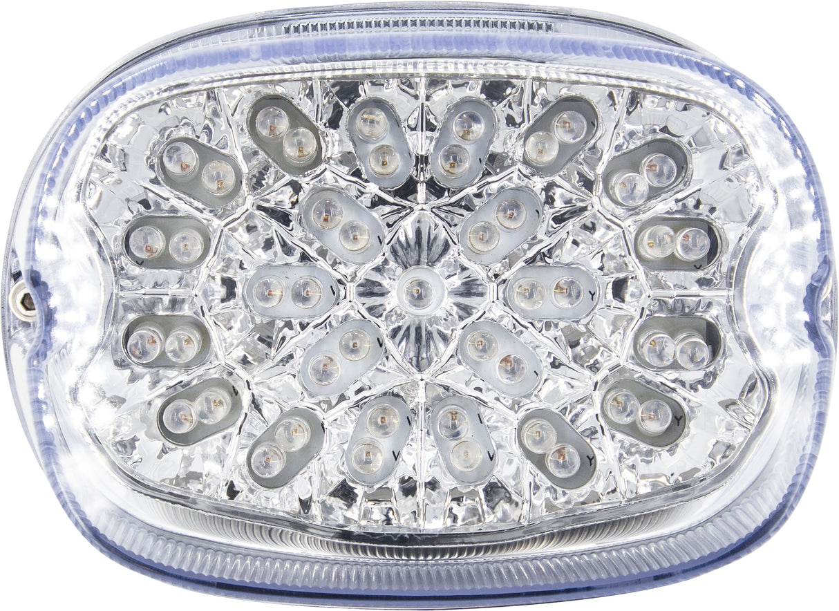 SADDLE TRAMP Led Taillight W/Turn Signals Clear 99-16 BC-HDTL4