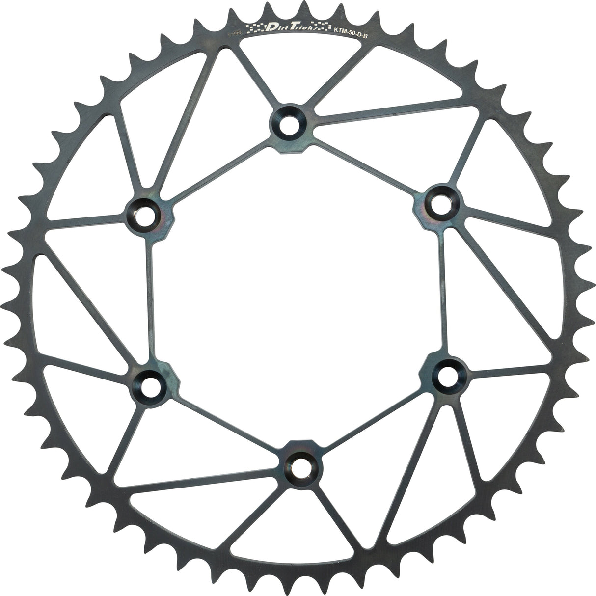 DIRT TRICKS Rear Sprocket Chromoly 47t-520 Blk Ktm/Hus/Gas KTM-47-D-B