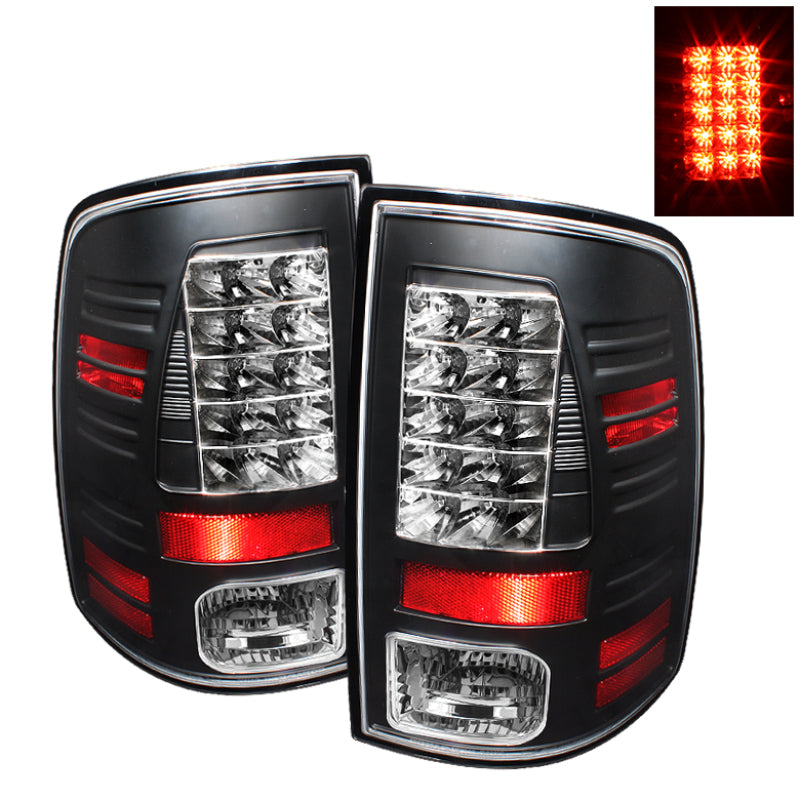 Spyder Dodge Ram 1500 09-14 10-14 LED Tail Lights Incandescent only - Blk ALT-YD-DRAM09-LED-BK 5017543