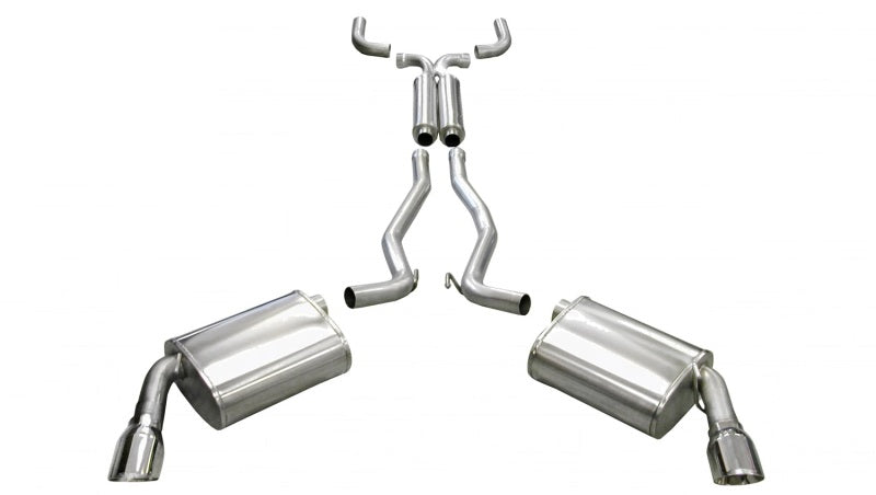 Corsa 10-14 Chevrolet Camaro Coupe SS 6.2L V8 Auto Polished Sport Cat-Back + XO Exhaust 14952