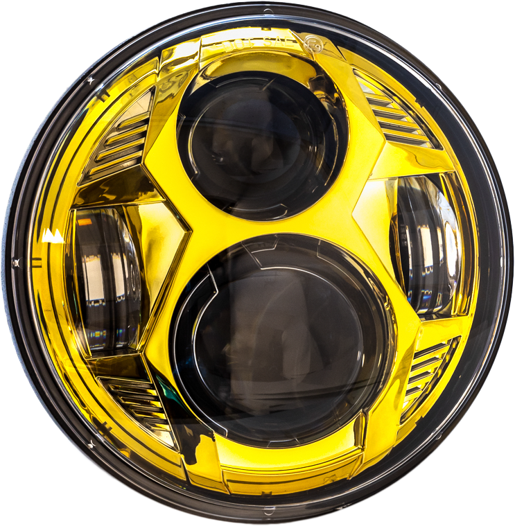 LETRIC LIGHTING CO5.75" Led Gold HeadlightLLC-CC-5G