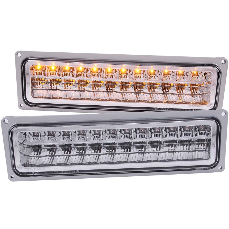 ANZO 1988-1998 Chevrolet C1500 LED Parking Lights Chrome 511048